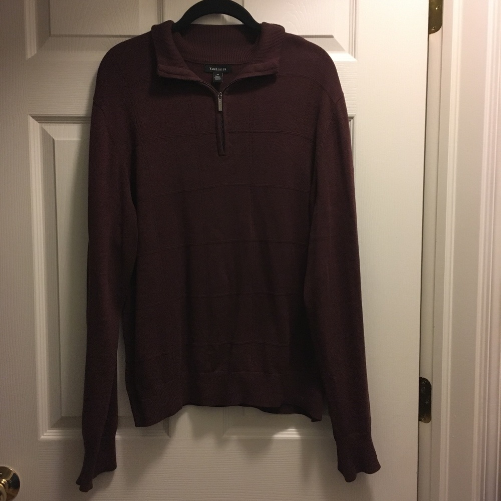 Van Heusen Men’s Quarter Zip Pullover